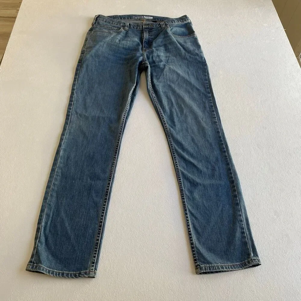 Carhartt Relaxed Fit Jeans Men’s 34x32 Blue Denim Workwear Stretch